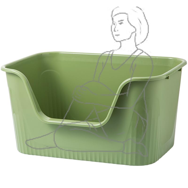 Vealind Deep Extra Large Cat Litter Box With High Sides For Indoor Cats, Xl Litter Boxes For Big Cats Or Multiple Cats, Jumbo Bi