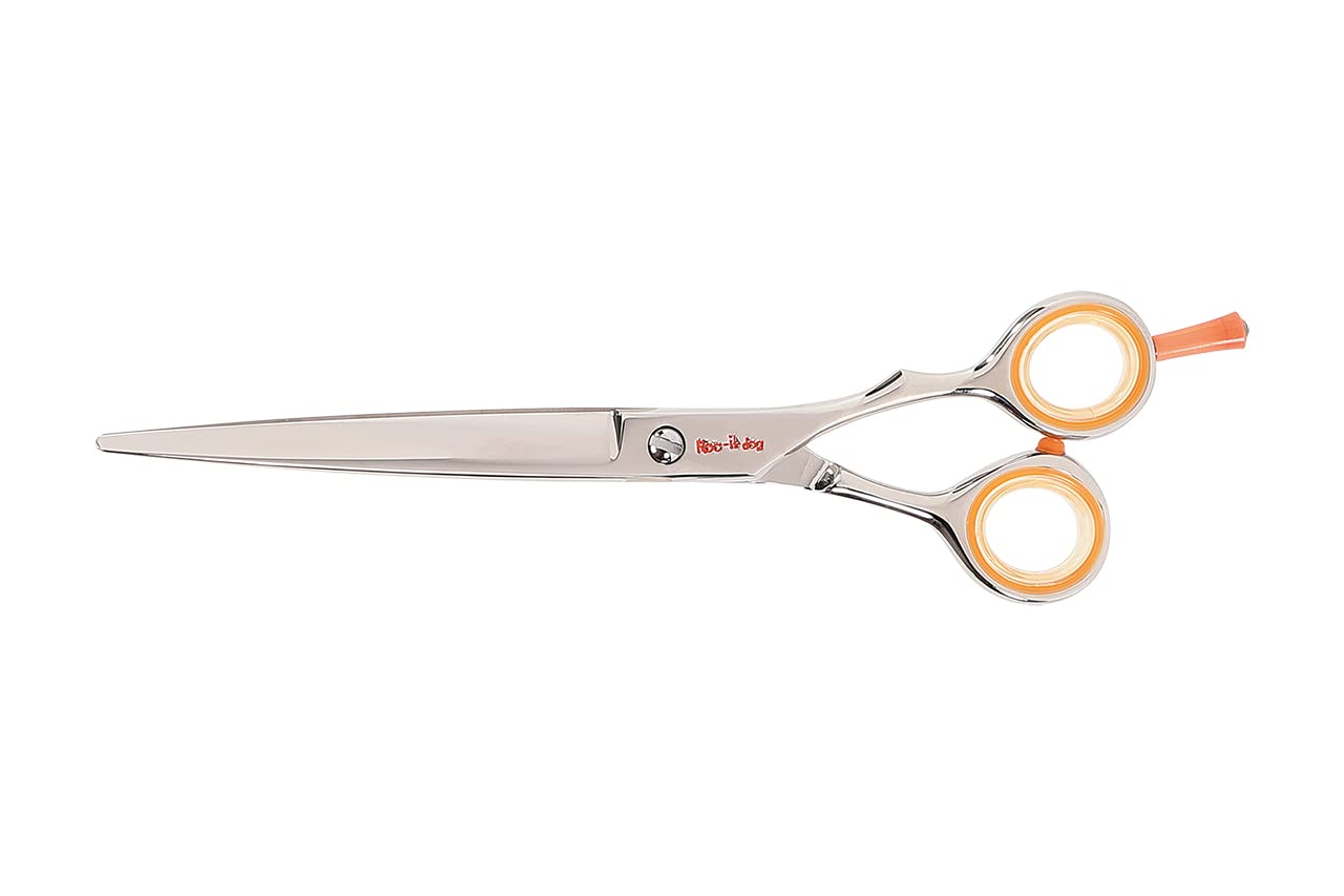 Cricket Centrix Roc-It Dog R 700 7” Professional Hair Cutting Shear Precision Cast Convex Blade Scissor, Offset Grip