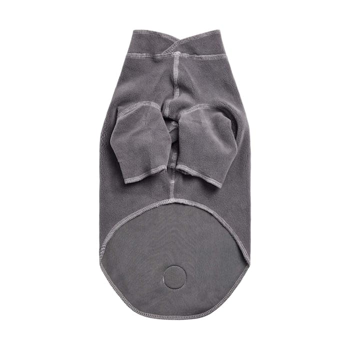 Gf Pet Gondola Base Layer For Dogs | Micro Polar Fleece Dog Bodysuit | Warm 4-Way Stretch Onesie | Full Body Coverage, Protection From Cold | Pajamas & Winterwear - Charcoal - 2X Large