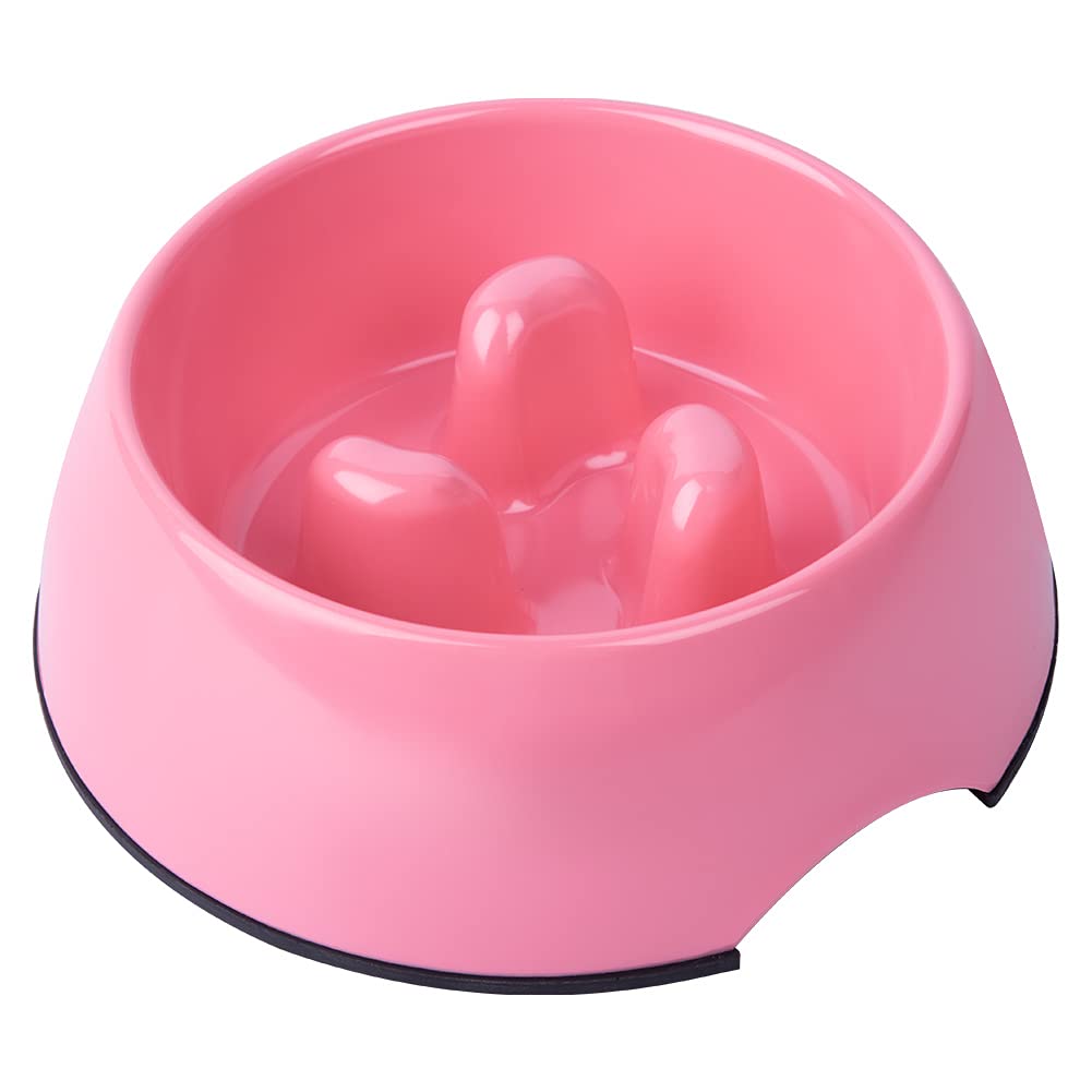 Super Design Slow Feeder Dog Bowl, 1.5 Cup, Nonslip, Heat-Resistant, Suitable for Medium to Large Dogs