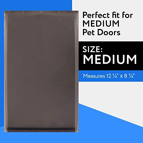 Evergreen Pet Supplies Medium Replacement Dog Door Flap - Compatible With Petsafe