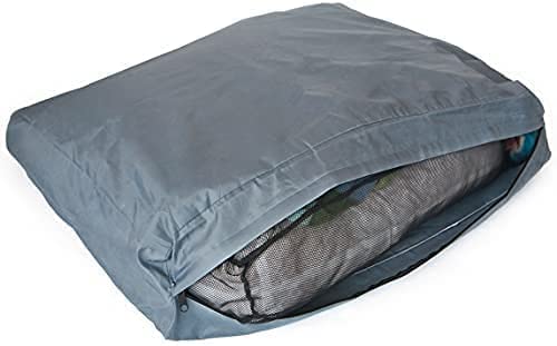 Molly Mutt Water-Resistant Dog Bed Liner, Polyester Bed Liner For Dogs, Easy To Clean, Gray, Small,22'X27'X4.75'