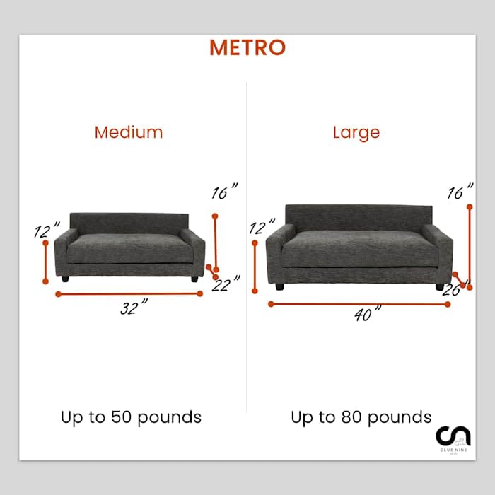 Club Nine Pets Unisex Metro Orthopedic Dog Bed - Large Oatmeal Lg One Size