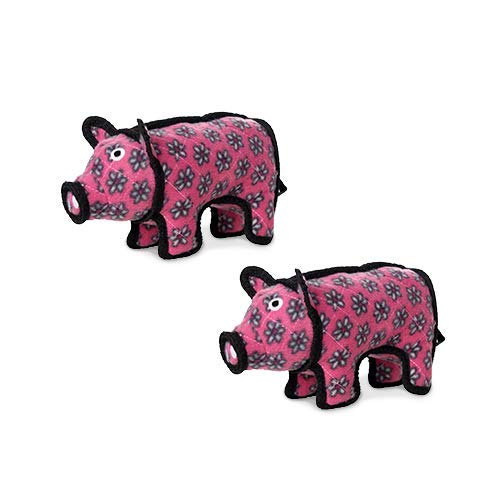 Tuffy-World'S Tuffest Soft Dog Toy -Barnyard Pig-Squeaker- Multiple Layers.Made Durable,Strong & Tough. Interactive Play(Tug, To