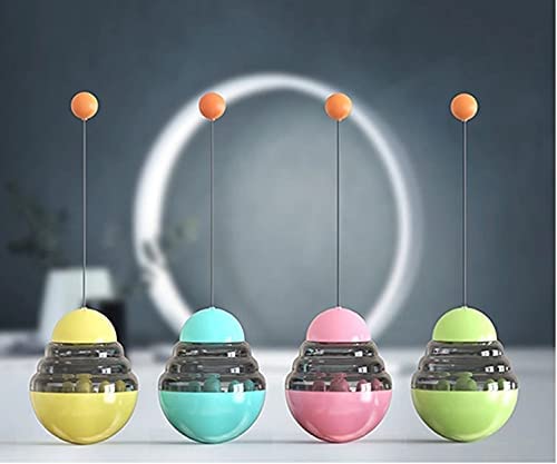 Psk Pet Mart Cat Toys Interactive Food Dispenser, Cat Feeder Iq Treat Ball  Adjustable Cat Puzzle Feeder, Funny Pet Leaking Foo