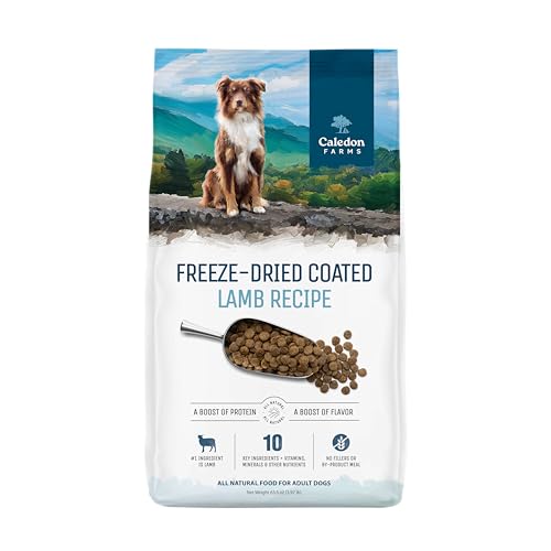 Caledon Farms Freeze-Dried Coated Lamb Recipe Premium Dry Dog Food 3.9lb