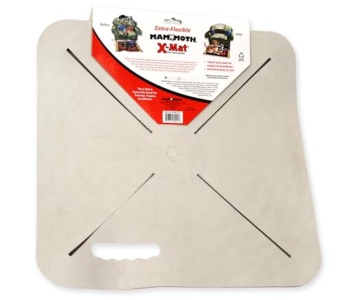 Mammoth Pet Products X-Mat Extra Pet Training Mat, Flexible, 18-Inch, Beige (60004F)