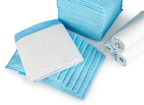 TBM Puppy Pads Large Size Pack of 100 (23.6x23.6) Super Absorbent Puppy Training Pads Anti Slip Dog Training Pads - No Leaking Q