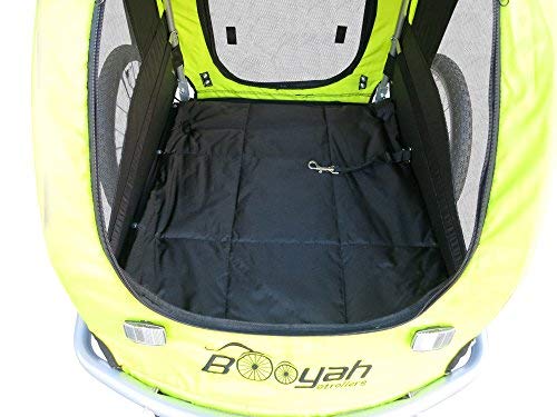 Booyah Large Pet Trailer Pet Bike Trailer & Jogger With Shocks - Blue