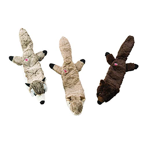 Spot Skinneeez Extreme Quilted Squirrel- Durable, Stuffing Free Dog Toy With 4 Layers Of Diamond Stitched Fabric & 2 Squeakers- Ideal For Medium And Large Aggressive Puppies And Dogs- 23In