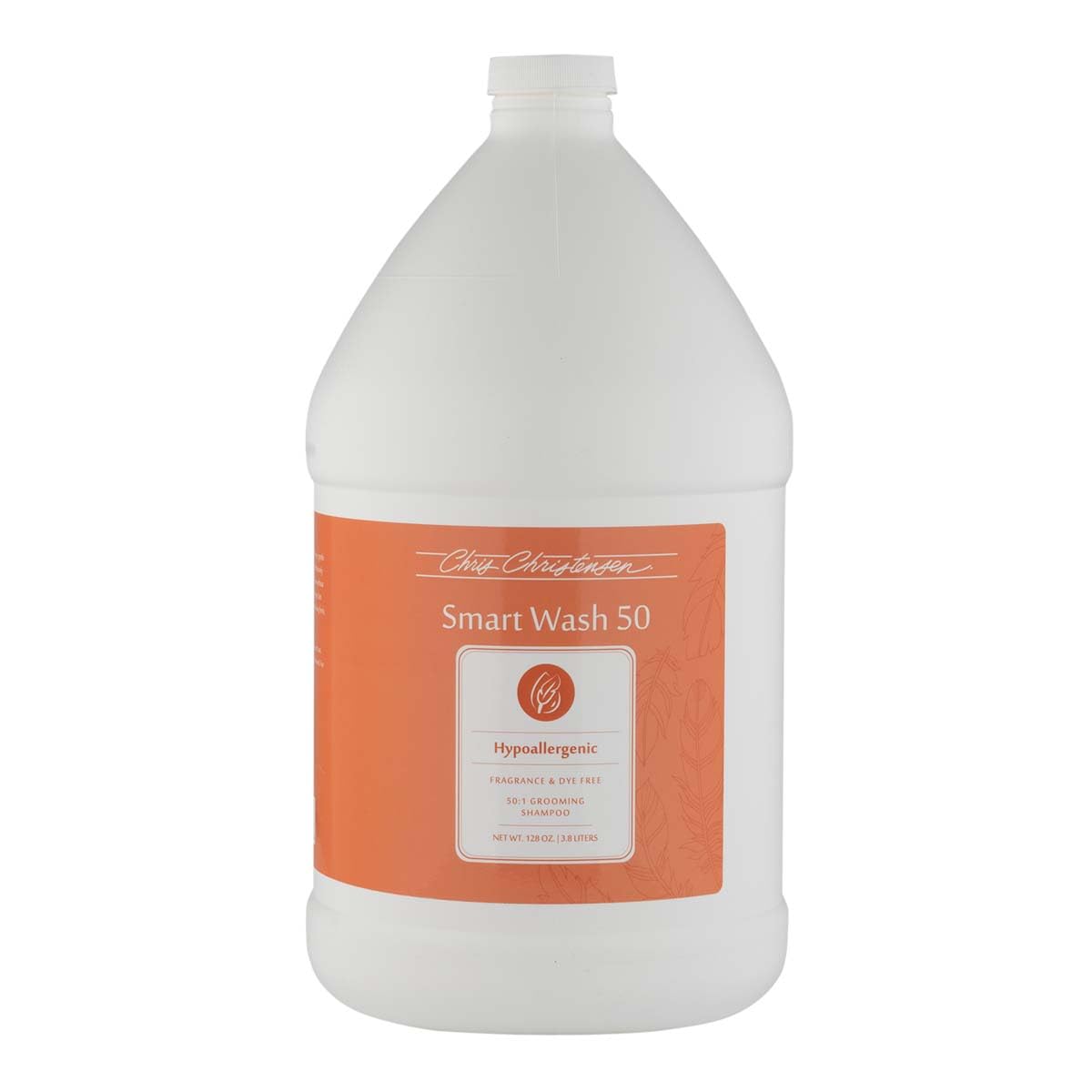 Chris Christensen SmartWash50 Hypo-Allergenic Ultra Concentrated Dog Shampoo, Makes up to 50 Bottles, Groom Like a Professional,