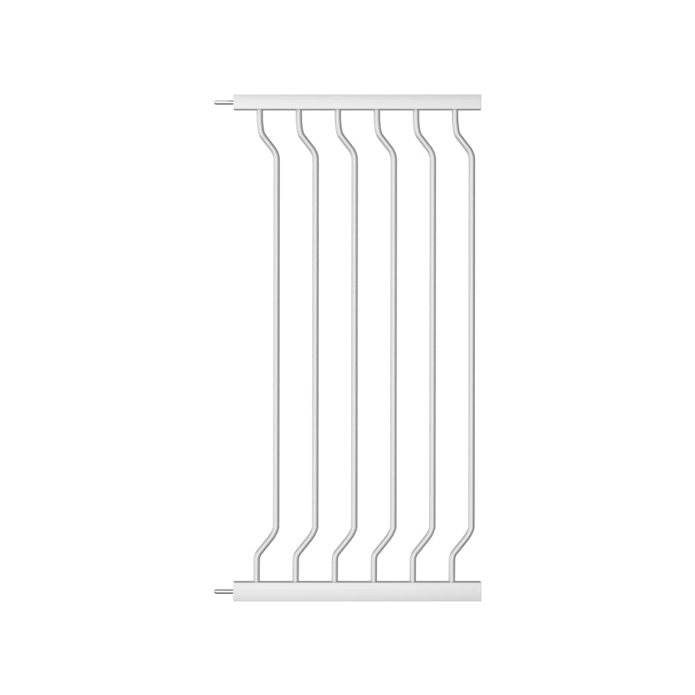 WAOWAO Extra Tall 40.55'' Baby Gate 29.92-63.38'' Wide Pressure Mounted Walk Through Swing Auto Close Safety White Metal Toddler