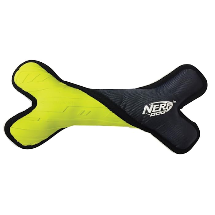 Nerf Tough Bone Dog Toy, Large