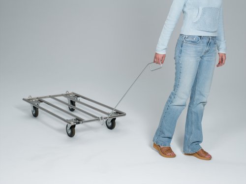 MidWest Homes for Pets Dog Crate Dolly Perfect for Dog Shows | Easily Handles Dog Carriers, Metal Dog Crates, Grooming Tables, D