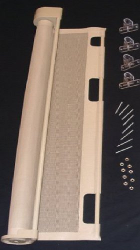 Retract-A-Gate 72' Café: The Original And Only Made In Usa Retractable Baby, Dog, & Cat Gate