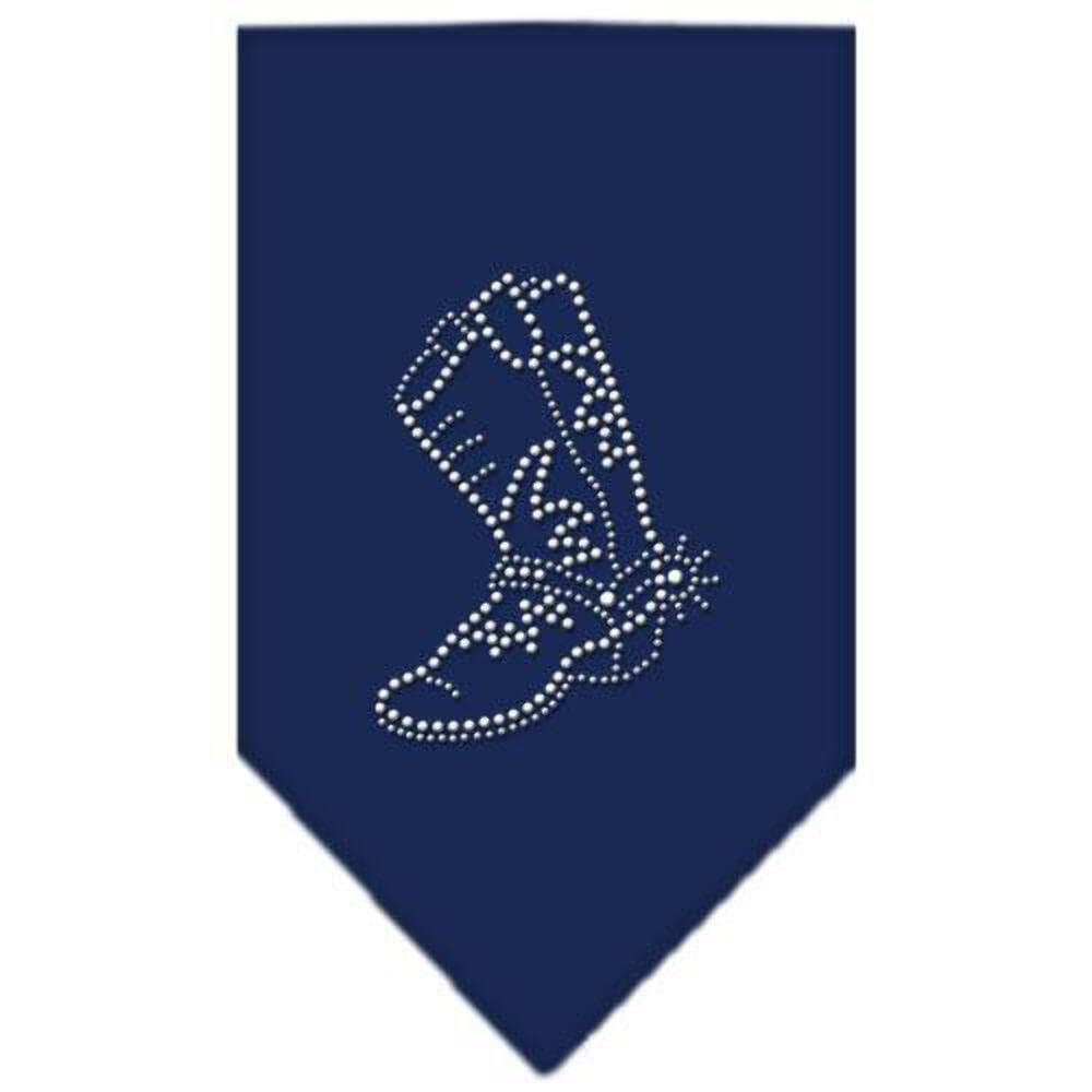 Mirage Pet Products Boot Rhinestone Bandana, Small, Cocoa