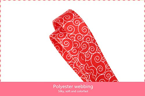 Dazzber Martingale Collars For Dogs, No Pull Anti-Escape Pet Collar, Heavy Duty For Medium And Large Dogs, Adjustable 17 Inch To 25 Inch, Red, Auspicious Cloud