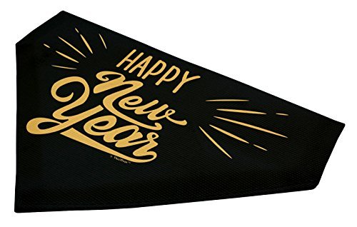 Thiswear Dog New Years Costume Happy New Year Outfit For Dogs Pet Collar Scarf For Smaller Dogs New Year