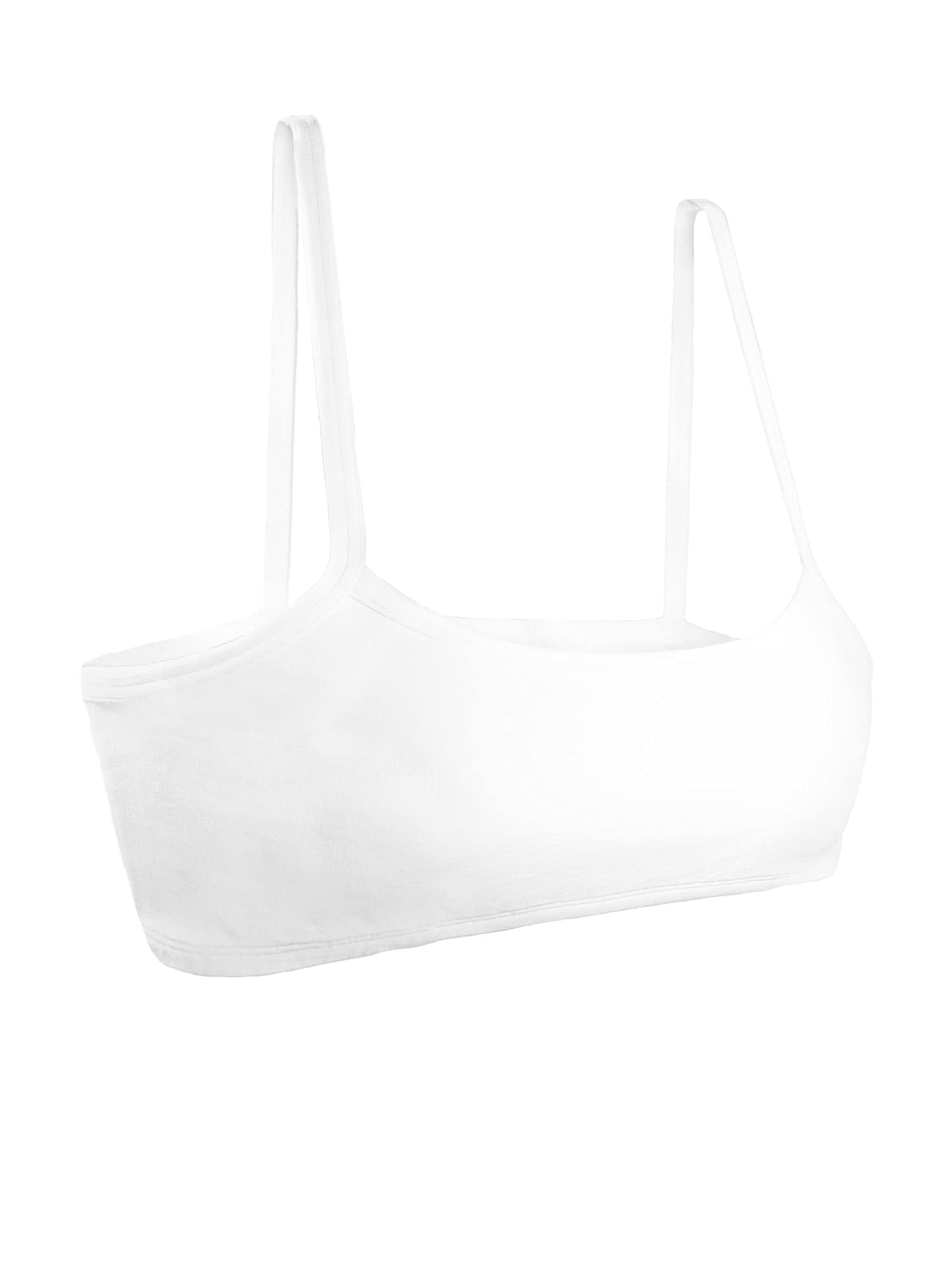 Fruit Of The Loom Girls Spaghetti Strap Sports Bra, Multi Leowhitegrey Heather, 30