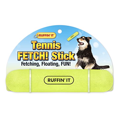 Ruffin' It Tennis Fetch Stick For Dogs - Dog Chew Toy For Park, Home, Or Beach
