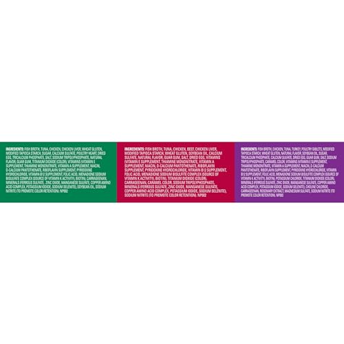 Meow Mix Wet Cat Food Tenders in Sauce, Poultry & Beef Variety Pack, 2.75 Ounce Cup, 24 Count