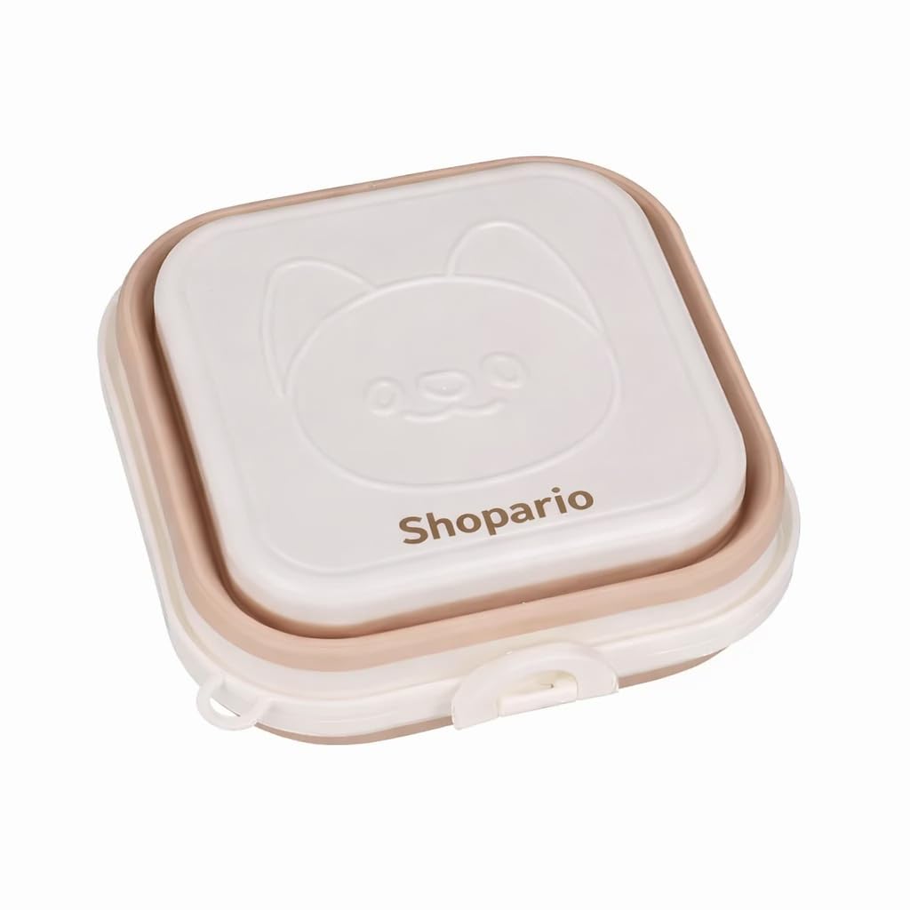 Shopario Collapsible Pet Feeding Bowl For Dogs & Cats | Portable Foldable Travel Food & Water Bowl | Lightweight Space Saving Pe