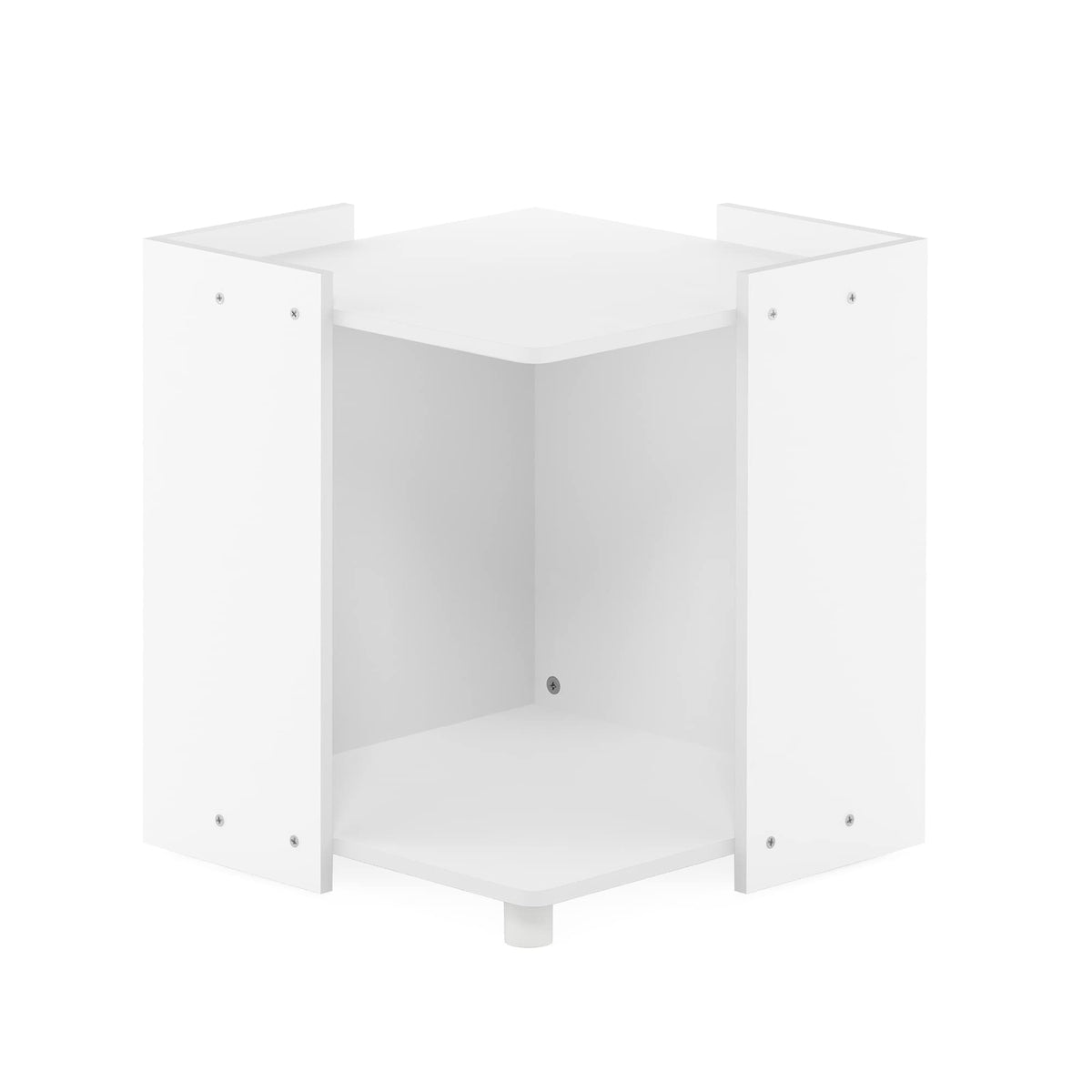 Furinno Peli Litter Box Enclosure, Solid White