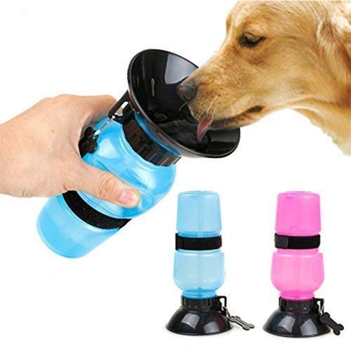 Jb Export Plastic Puppies Dog Water Bottle,Leak Proof Portable Puppy Water Dispenser Drinking Feeder Pet Care Cup For Outdoor Wa
