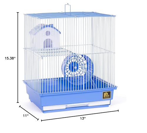 Prevue Pet Products Blue Two-Story Hamster & Gerbil Cage Sp2010Bl