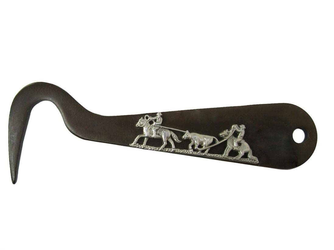 AJ Tack Antique Brown Steel Hoof Pick Trail Riding