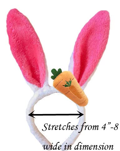 Dog Bunny Ears And Dog Easter Bow Tie, Pet Easter Outfit