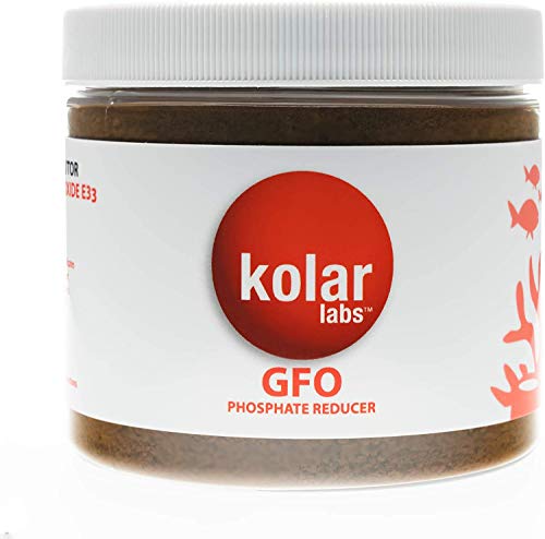 Kolar Labs GFO Bayoxide E33 Phosphate Remover - for Freshwater and Saltwater Aquariums, Reef Tanks, Promotes Coral Health, 250g