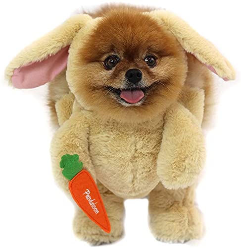 Pandaloon Dog Halloween Costume - As Seen On Shark Tank - Patented - Funny Costume With Arms For Small And Medium Dogs And Cats (Bunny, Size 3(17-19 In Height At Top Of Head,Girth<22 In))