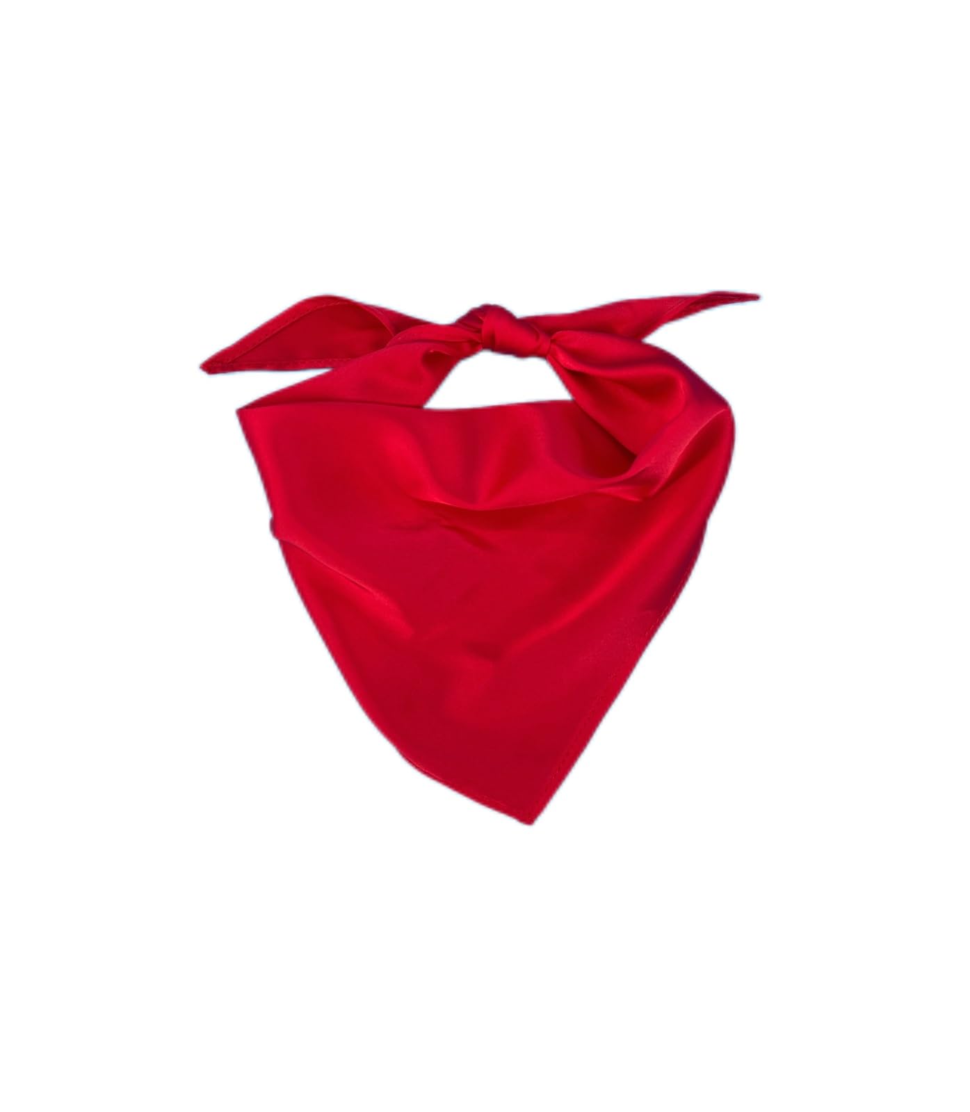 Eechicspace 1 Pack Red Dog Bandana Plain Dog Scarf For Medium Large Dogs