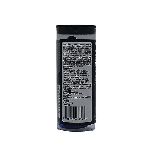 Brightwell Aquatics Cuprion - Ionic Copper Solution For Professional Use In Fish-Only Aquarium Tanks, 60-Ml