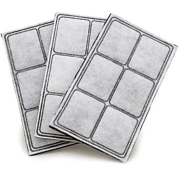 Nispira Premium Charcoal Water Filter Replacement Compatible With Drinkwell Platium Pet Fountain - 3 Filters