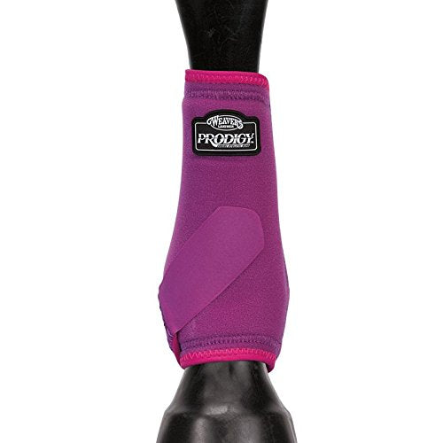 Weaver Leather Unisex Adult 2-pack, Front Horse-boots, Black, Medium US