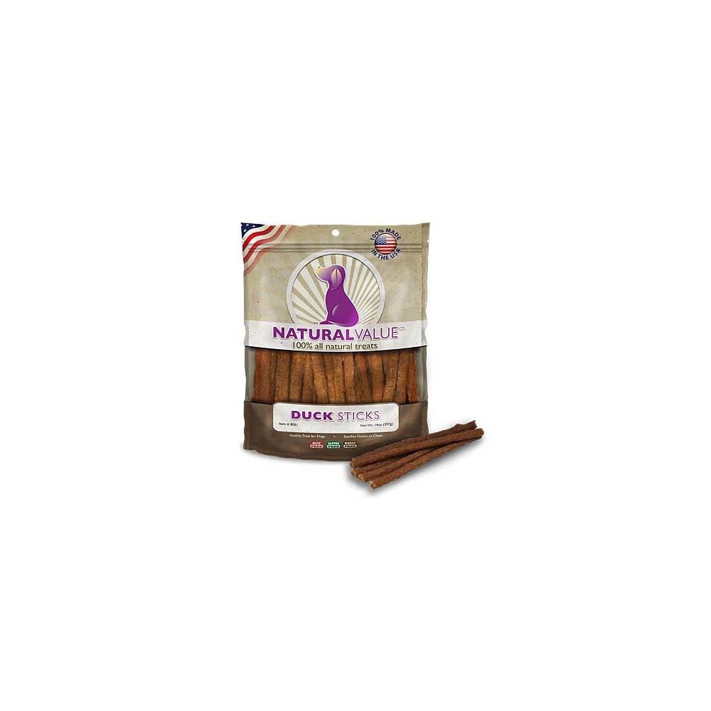 Loving Pets Natural Value All Natural Soft Chew Duck Sticks For Dogs, 14-Ounce