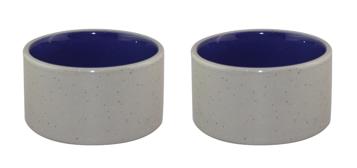 Stoneware Dog Dish (Pack of 2)2