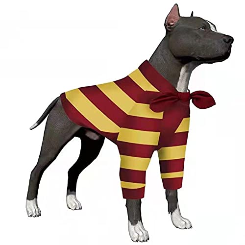 Lovinpet Dog T-Shirt For Large Big Dog Shirt/Stripe Lightweight 2-Leg Dog Tee Shirts/Dog Sun Protection Shirt, Pullover Pet Anxiety Relief