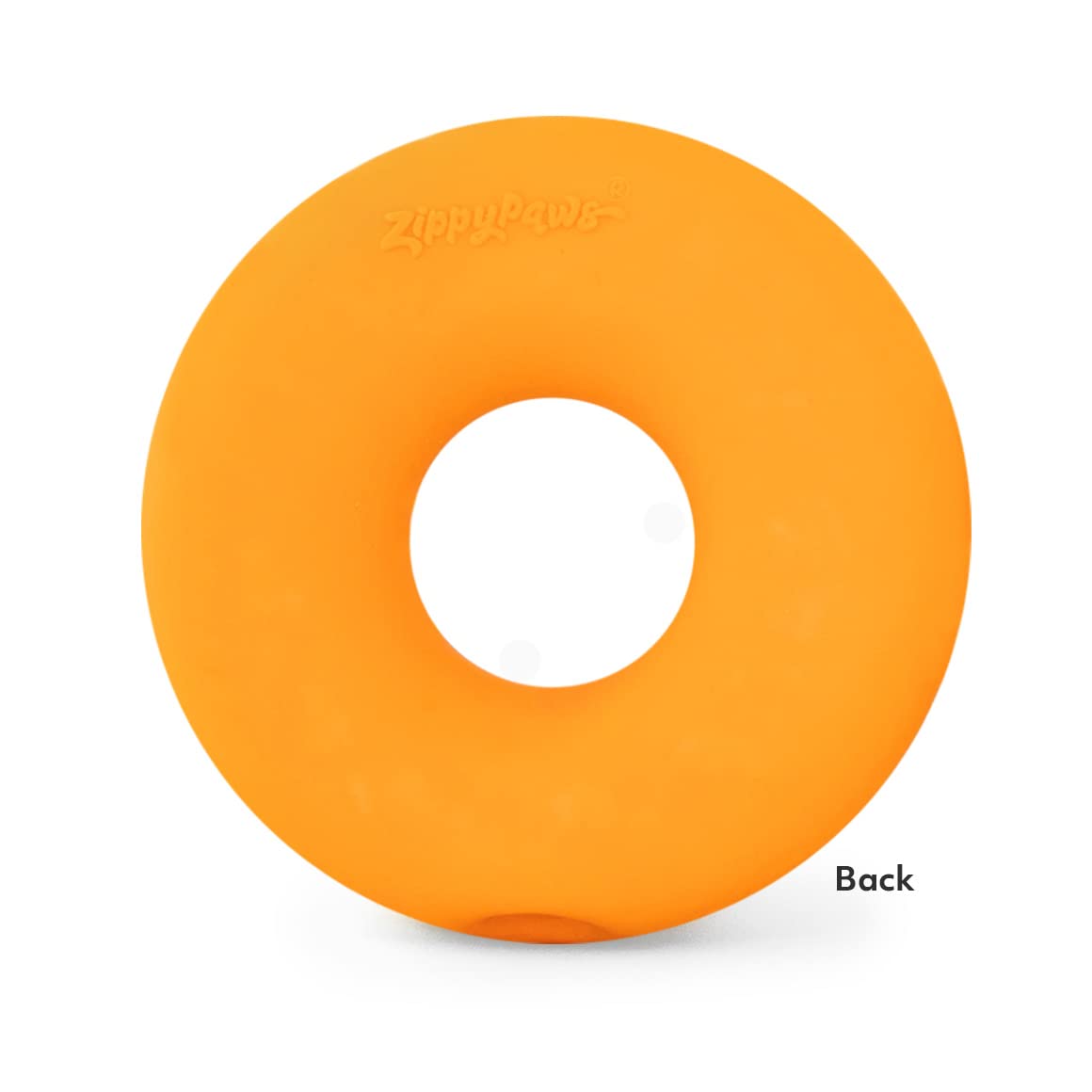 Zippypaws Latex Donutz, Durable Dog Toy For Interactive Play, No Stuffing - Blueberry