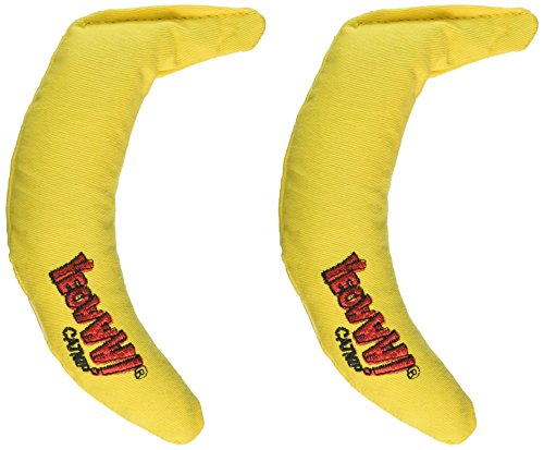 Yeowww! Yellow Banana Catnip Toy (2 Pack)