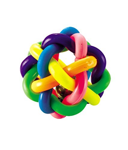 PSK PET MART Ring Ball with Bell Dog Toy  Small Size (Pack of 1)