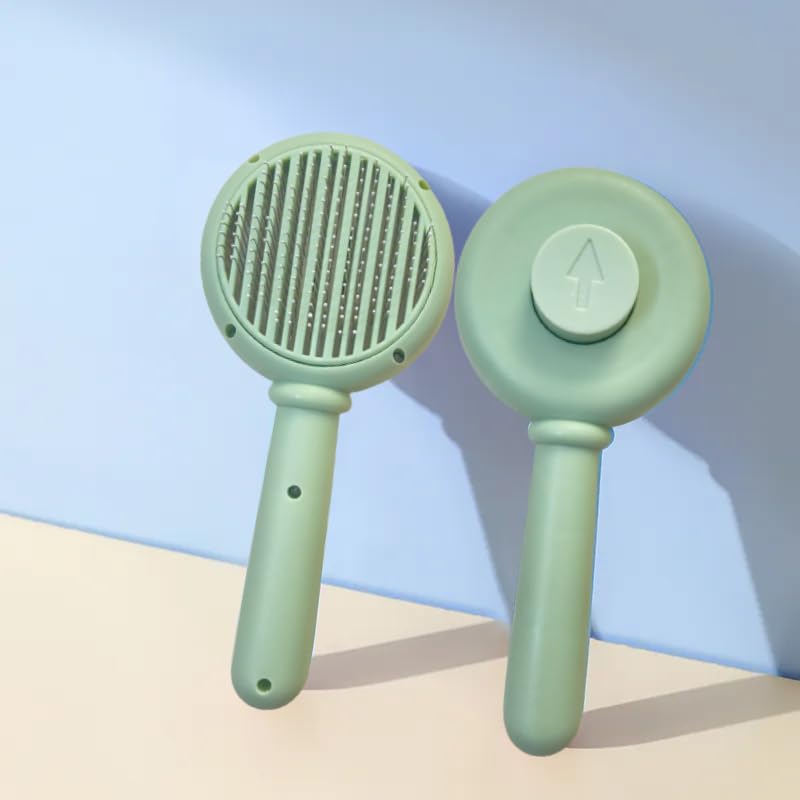 KittuPet Pet Grooming Tool Dog Hair Cleaner Brush sindle side slicker brush for dogs stainless steel needles, slicker brush Pack