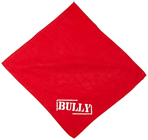 Mirage Pet Products Bully Screen Print Bandana for Pets, Large, Red