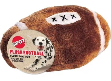 Plush Football Dog Toy [Set Of 3]