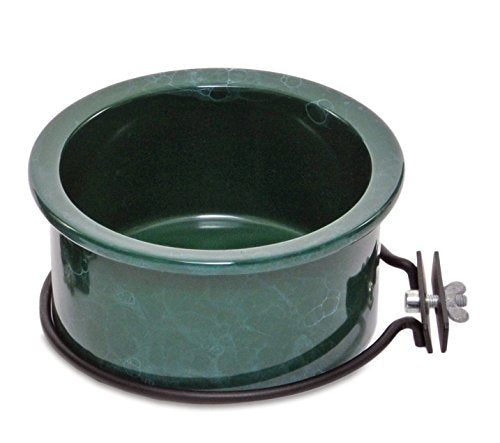 Prevue Pet Products Bpv6402 Ceramic Marble Crock Dish Birds Cup, 24-Ounce