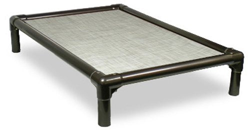 Kuranda Chewproof Dog Bed - Walnut Pvc - 50' X 36' - Sunsure Textilene - Birch