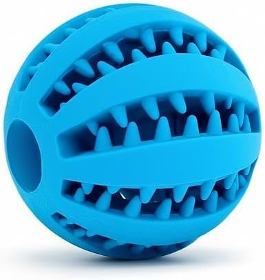 KittuPet Durable Dog Treat Ball Dispenser Feeder Non Toxic Bite Resistant  IQ Puzzle Interactive Toys & Exercise Toy for Small,