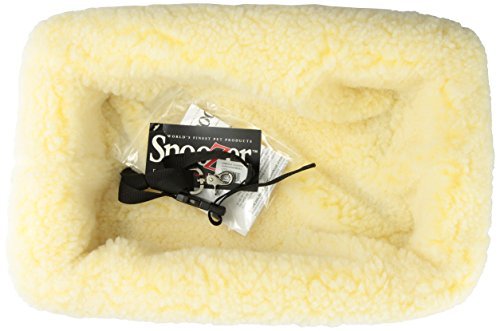 Snoozer Console Pet Car Seat Cream Fur, Large, Grey